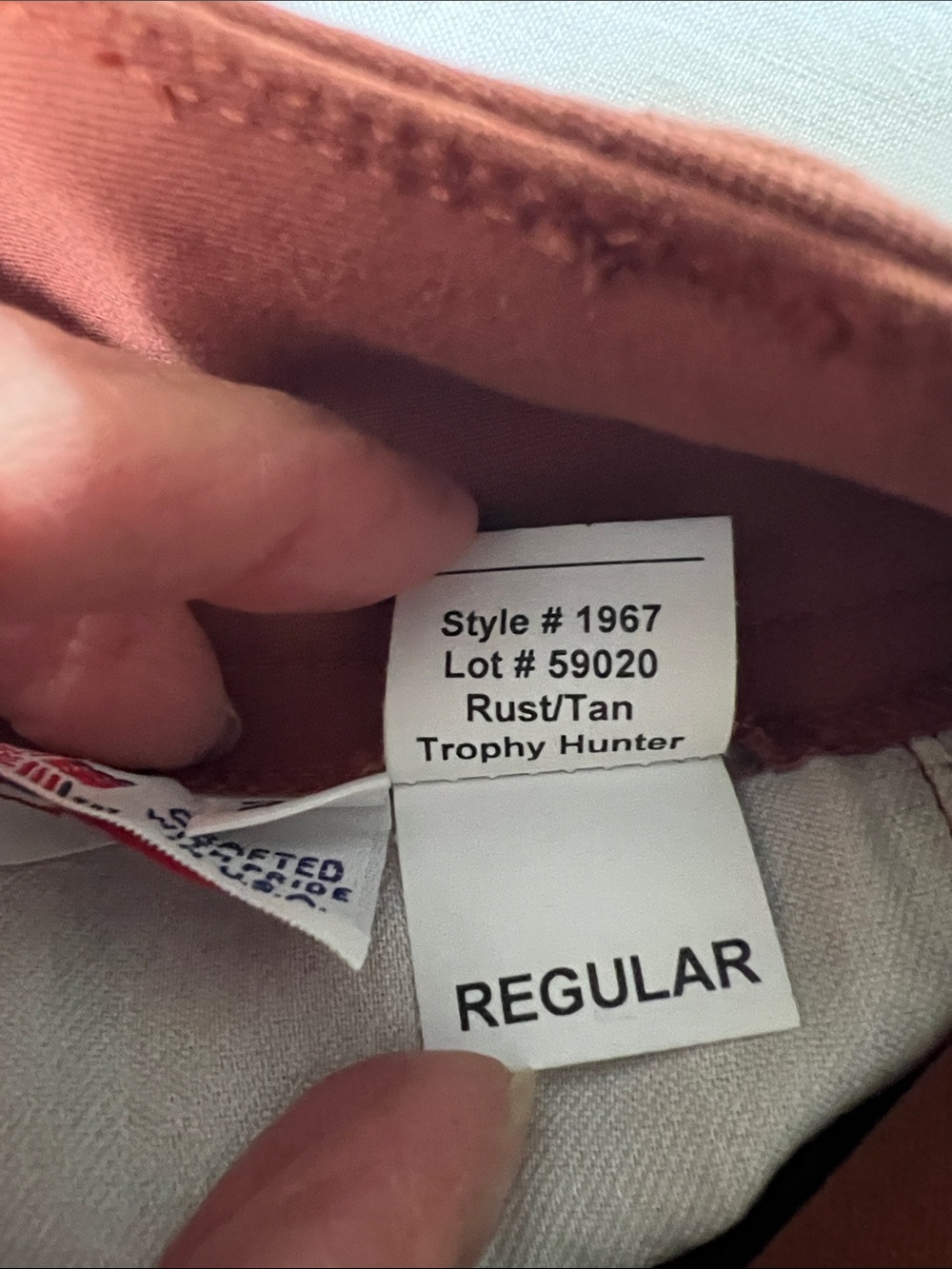 Women’s Low Rise Trophy Hunter Rust Riding Breeches - Picture 4 of 6